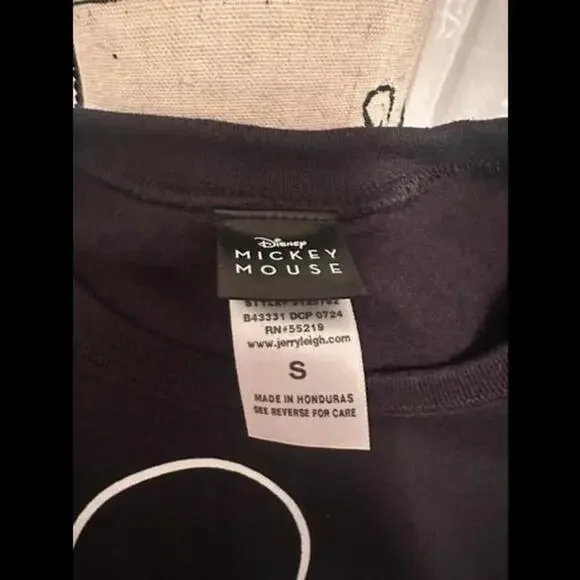 Disney Mickey Mouse Skeleton Sweatshirt - Size Small - Picture 2 of 2